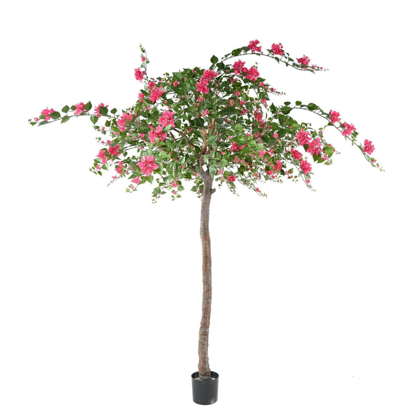 Arbre artificiel fleuri Bougainvillier Tree - plante d'intérieur - H.280cm Fuchsia