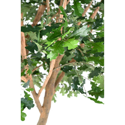 Arbre artificiel forestier Chêne sur platine - décoration d'intérieur - H.490cm