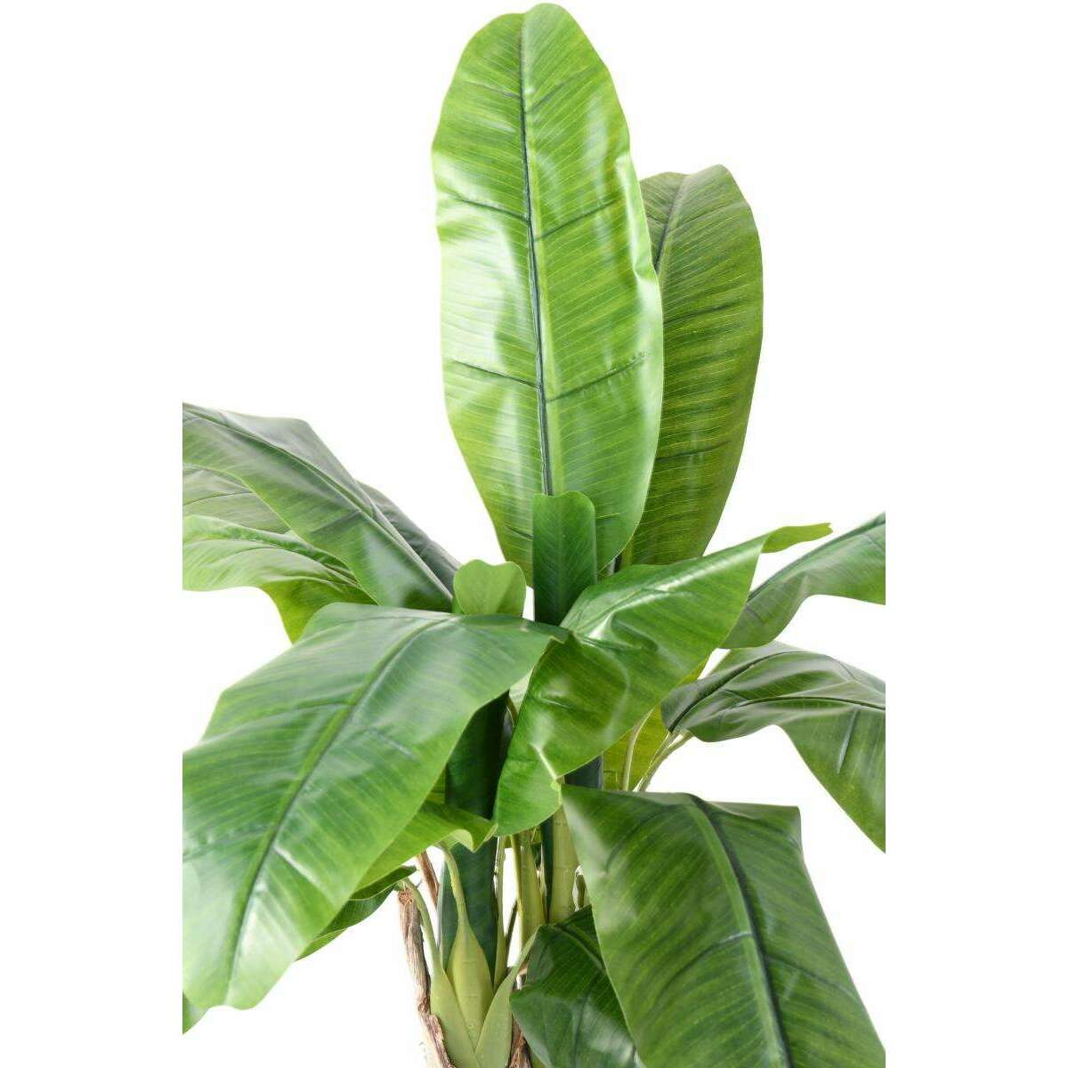 Arbre artificiel fruitier Bananier 3 troncs - intérieur - H.130cm vert