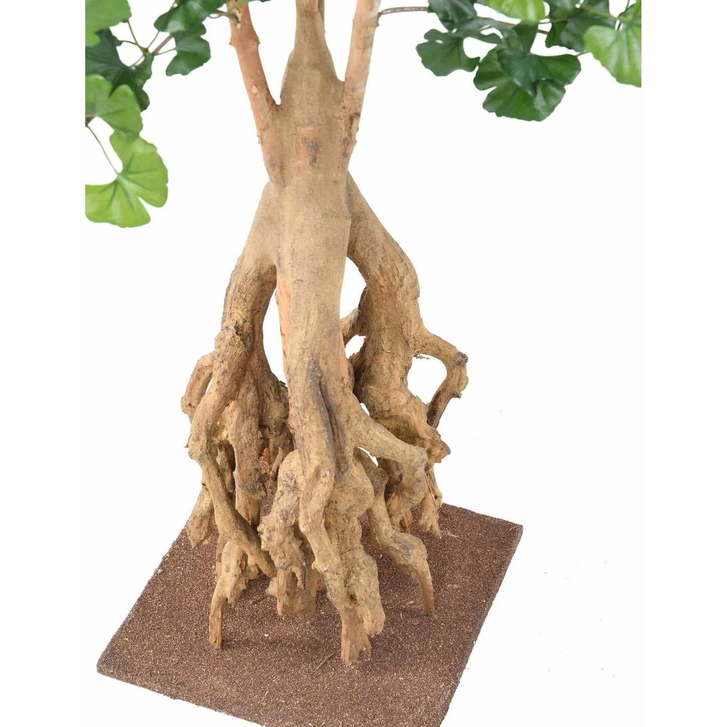 Arbre artificiel Ginkgo biloba root - plante synthétique d'intérieur - H.180cm