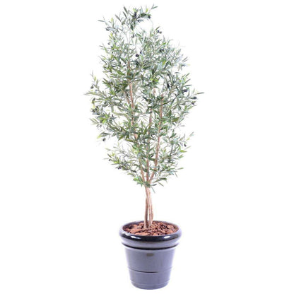 Arbre artificiel Olivier large 3 troncs - décoration pour intérieur - H.150cm