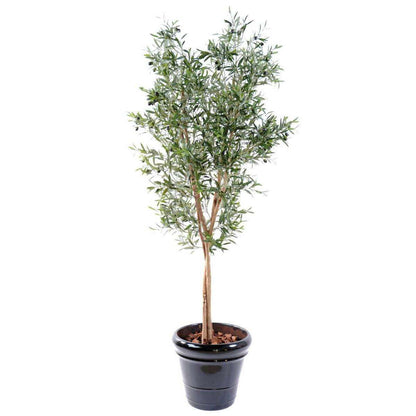 Arbre artificiel Olivier large 3 troncs - décoration pour intérieur - H.180cm