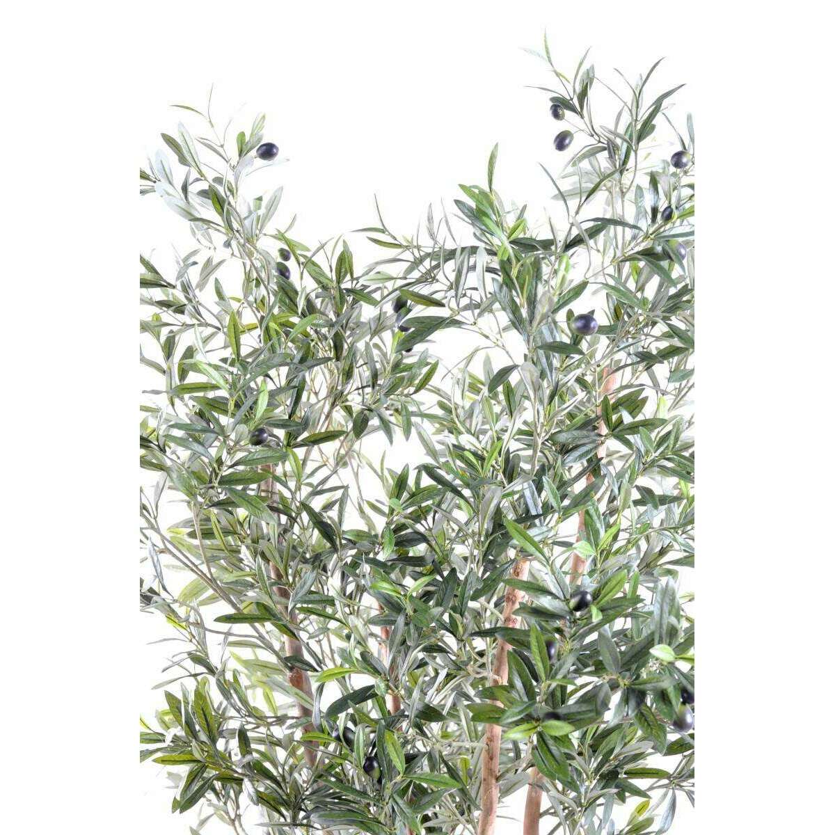 Arbre artificiel Olivier large 3 troncs - décoration pour intérieur - H.180cm