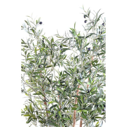 Arbre artificiel Olivier large 3 troncs - décoration pour intérieur - H.180cm
