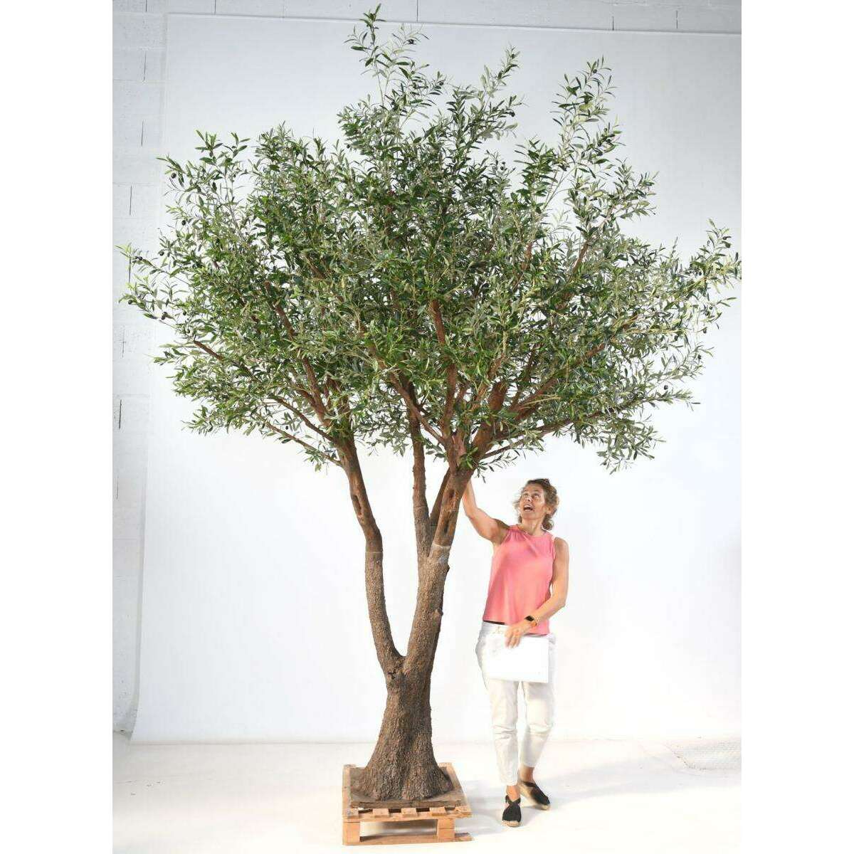 Arbre artificiel Olivier NC - plante pour intérieur - H.330cm