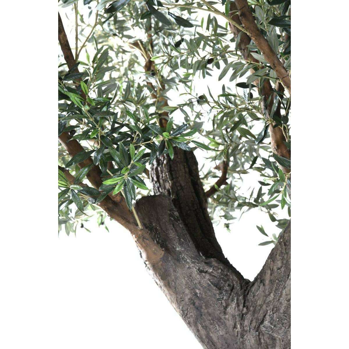 Arbre artificiel Olivier sur platine - plante pour intérieur - H.390cm