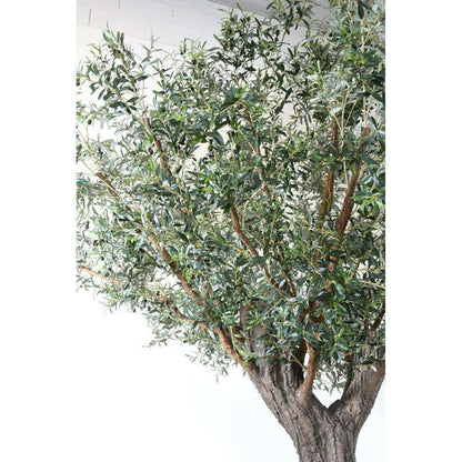 Arbre artificiel Olivier sur platine - plante pour intérieur - H.390cm