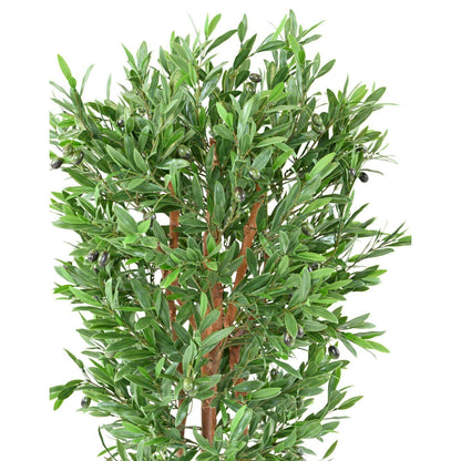 Arbre artificiel Olivier tronc noueux PLAST UV - plante pour extérieur - H.140cm