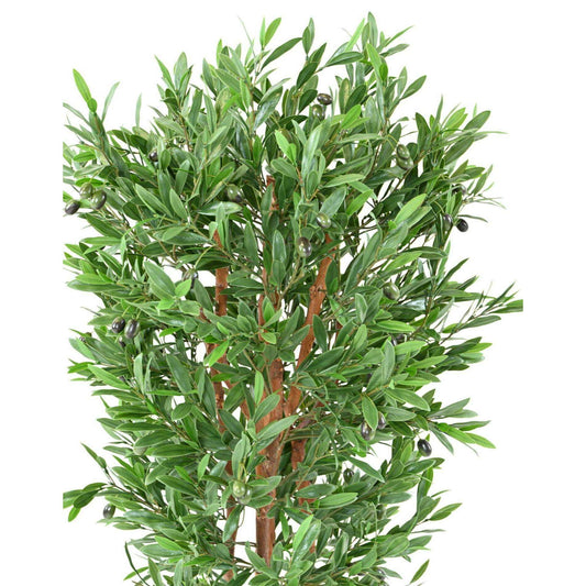 Arbre artificiel Olivier tronc noueux PLAST UV - plante pour extérieur - H.140cm