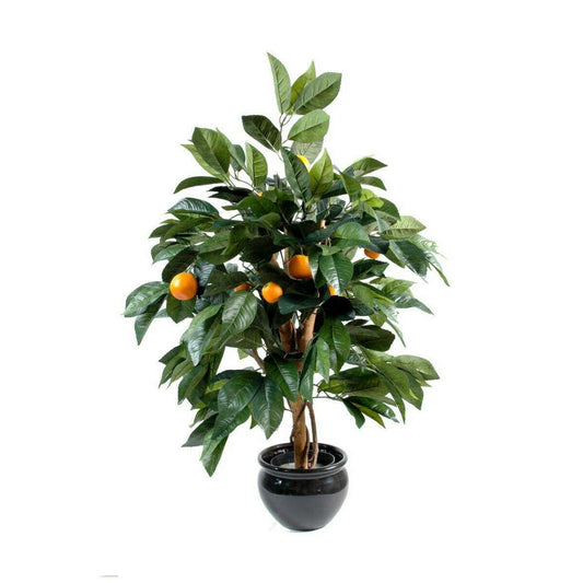 Arbre artificiel Oranger et oranges - décoration pour intérieur - H.80cm