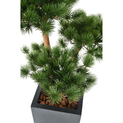 Arbre artificiel Pin UV résistant 3 troncs - arbre forestier d'extérieur - H.70cm