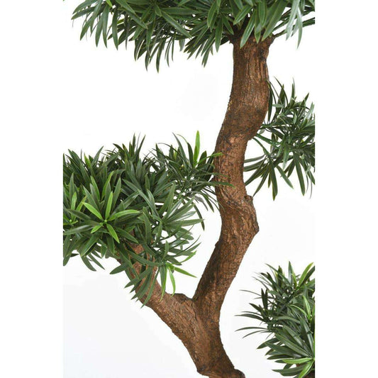 Arbre artificiel Podocarpus nuage UV - intérieur extérieur - H.135cm