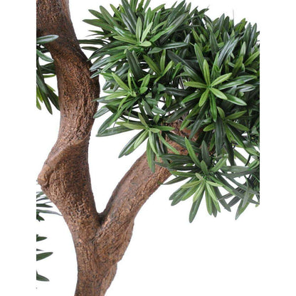 Arbre artificiel Podocarpus Tree 5 têtes - plante artificielle intérieur - H.165cm