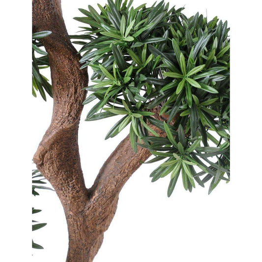 Arbre artificiel Podocarpus Tree 5 têtes - plante artificielle intérieur - H.165cm