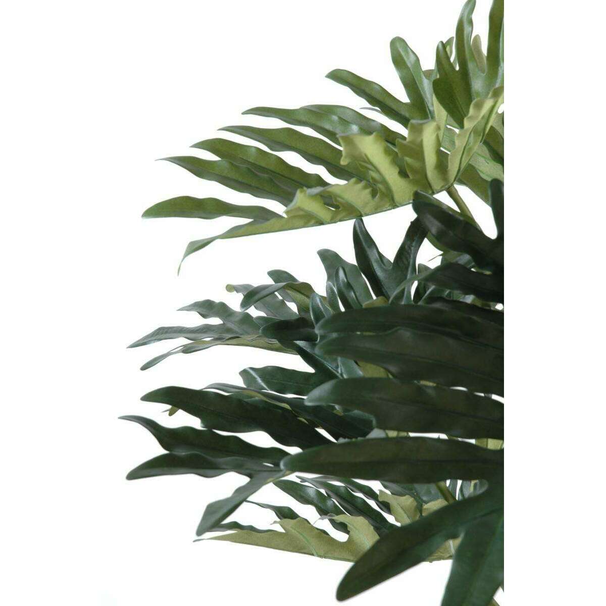 Arbre artificiel tropical Philodendron Selloum - plante d'intérieur - H.120cm vert