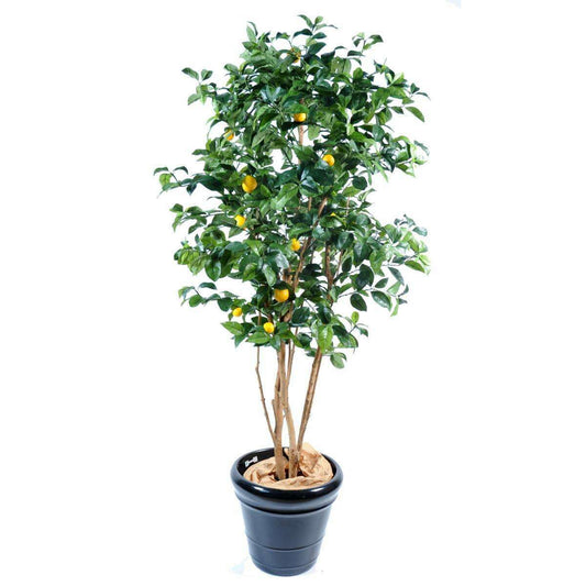 Arbre fruitier artificiel Citronnier et fruits - plante intérieur - H.150cm