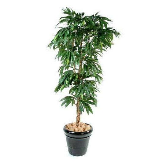 Arbre fruitier artificiel Manguier - plante semi-naturelle d'intérieur - H.150cm