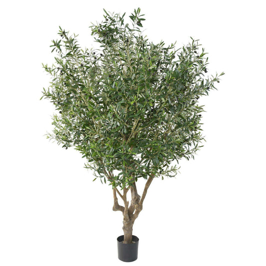 Arbre fruitier artificiel Olivier large - plante d'intérieur - H.215cm