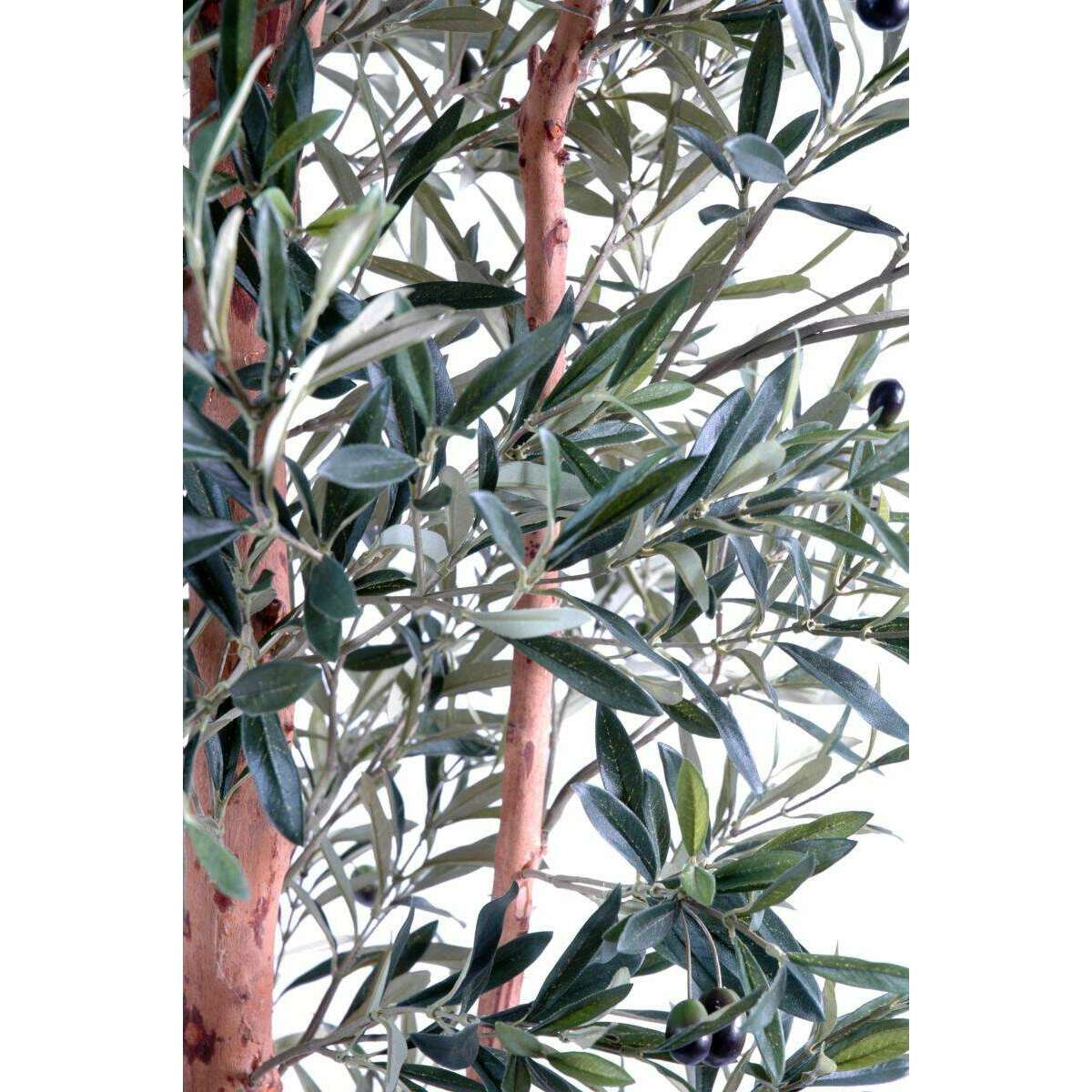 Arbre fruitier artificiel Olivier tronc noueux - plante intérieur - H.150cm