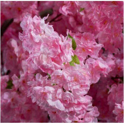 Arbre mange debout Cerisier artificiel fleuri UV - intérieur extérieur - H.280cm rose
