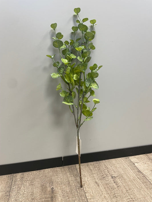 Eucalyptus artificiel branchage - création de bouquet - H.48cm vert - P2