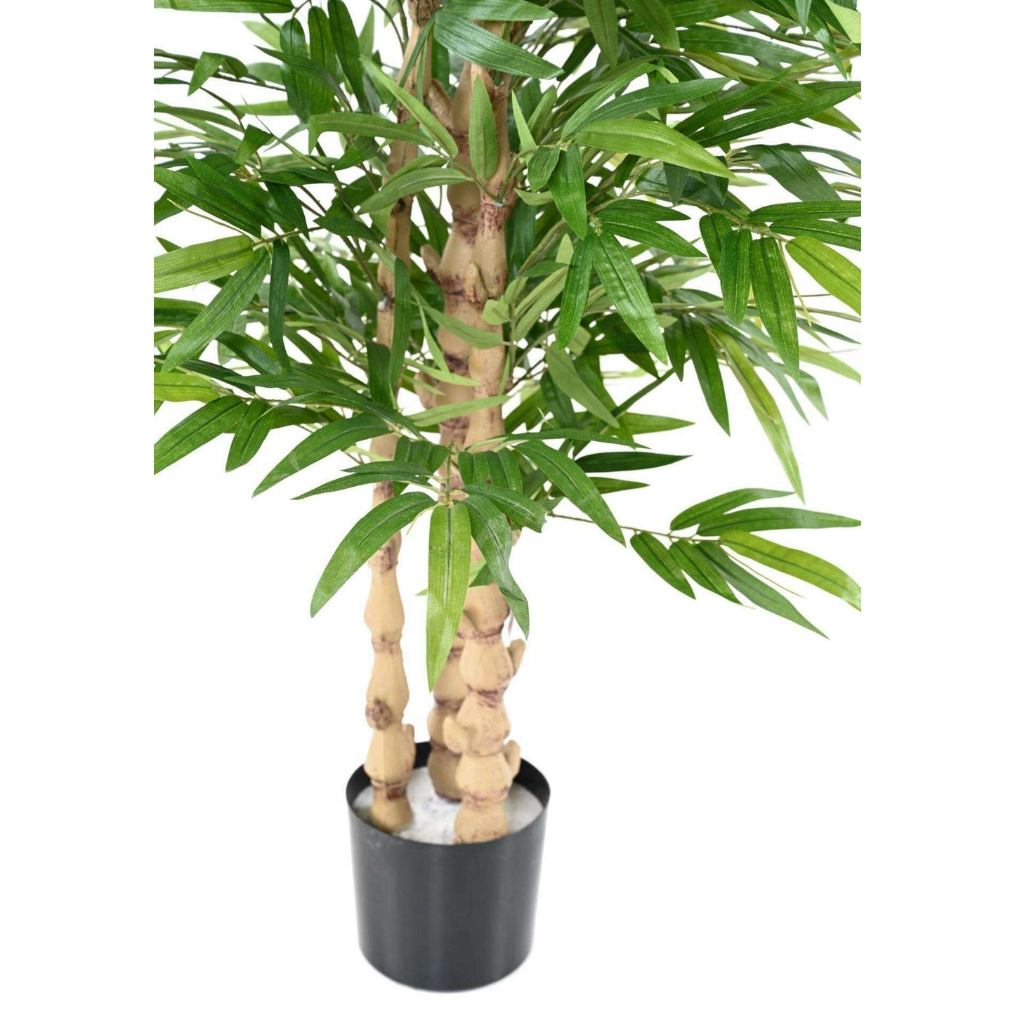Bambou artificiel Bouddha - plante synthétique d'intérieur - H.190cm vert