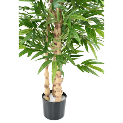 Bambou artificiel Bouddha - plante synthétique d'intérieur - H.190cm vert