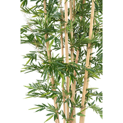 Bambou artificiel géant 9 cannes naturelles - décoration d'intérieur - H.320cm