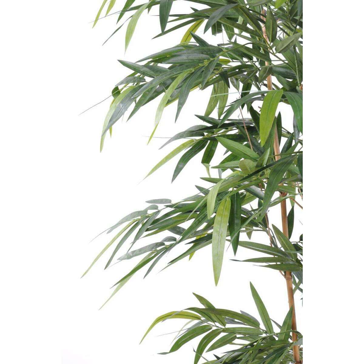 Bambou artificiel New 6 cannes naturelles - intérieur - H.210cm vert
