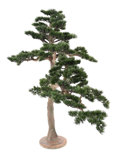 Bonsaï Pin des Alpes artificiel 160 cm – Une sculpture végétale au style zen et contemporain