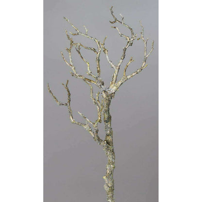 Branche artificielle bois avec mousse et lichen - décoration d'intérieur - H.40cm