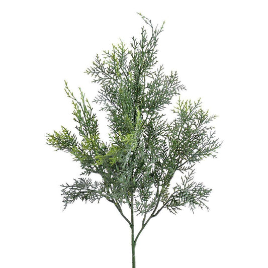 Branche artificielle de Cyprès Lawson - feuillage pour extérieur - H.55 cm vert