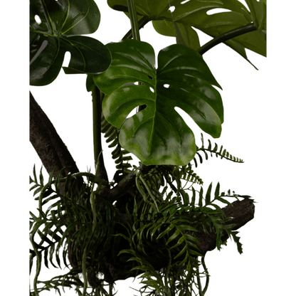 Branche artificielle Epiphyte à suspendre - suspension végétale - H.140cm