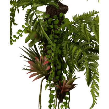 Branche artificielle Epiphyte à suspendre V1 - suspension végétale - H.120cm