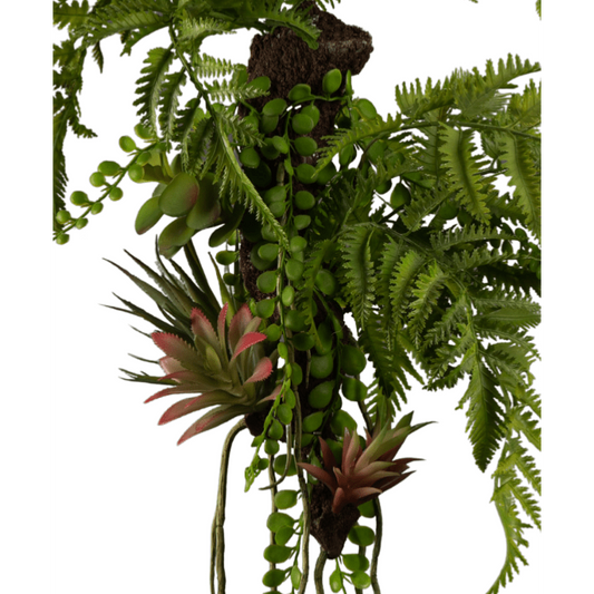 Branche artificielle Epiphyte à suspendre V1 - suspension végétale - H.120cm