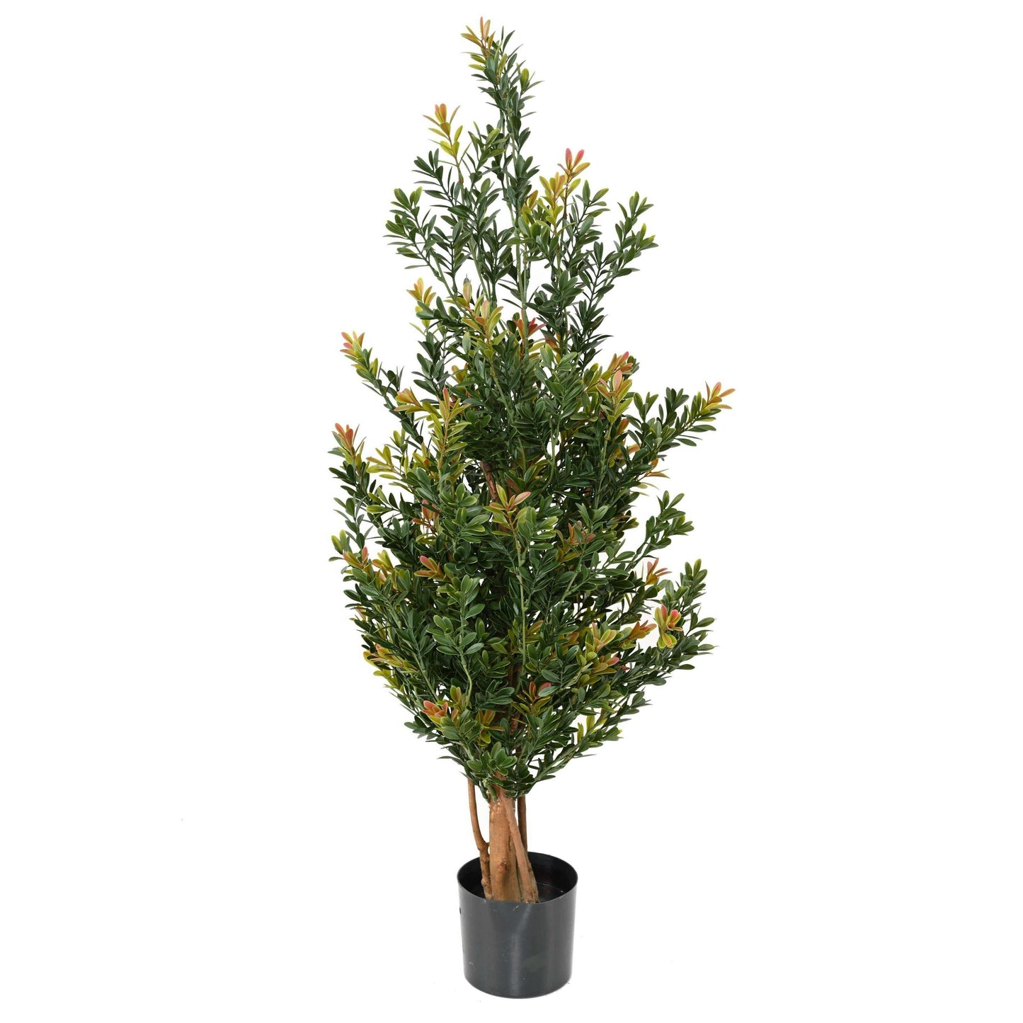 Buis artificiel Buisson RED DAY UV - topiaire pour extérieur - H.100cm vert