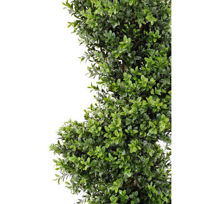 Buis Artificiel New Spirale - intérieur extérieur - H.150cm vert