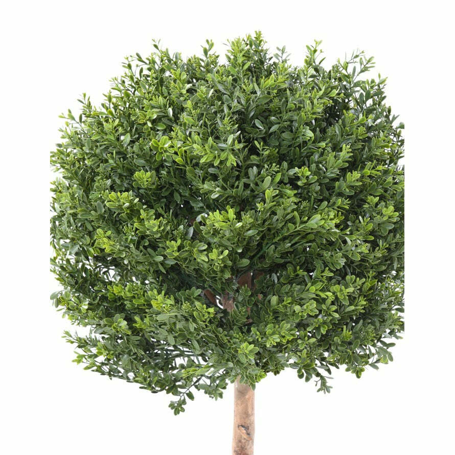Plante artificielle Buis tige boule - résistant UV extérieur - H.110cm et Ø50cm