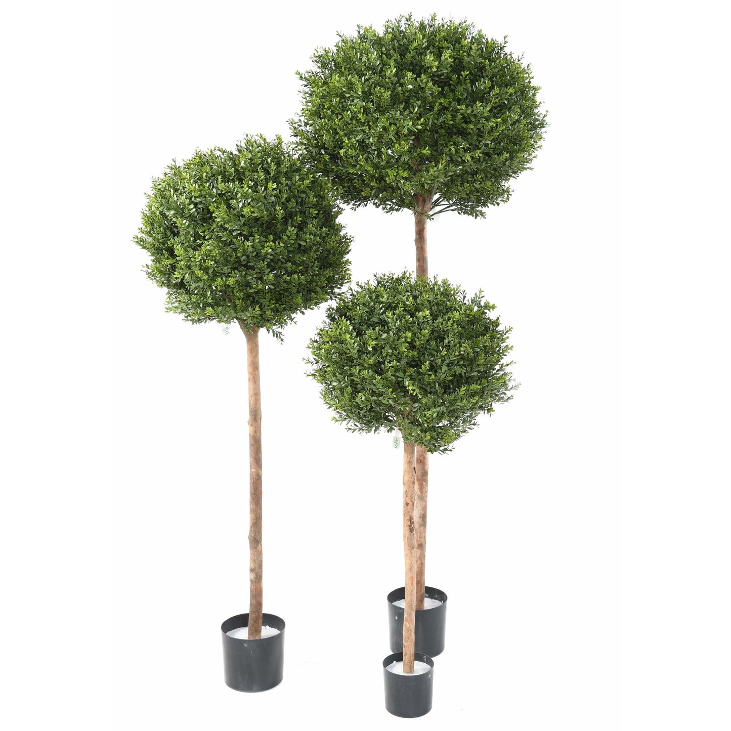 Plante artificielle Buis tige boule - résistant UV extérieur - H.110cm et Ø50cm