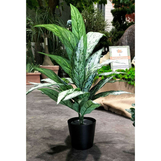 Cache pot de fleur céramique Stockholm - intérieur extérieur - Ø20,8 x H.20,5cm noir