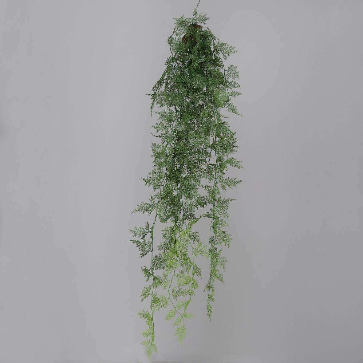 Chute artificielle Fougère - plante retombante d'intérieur - H.100cm vert