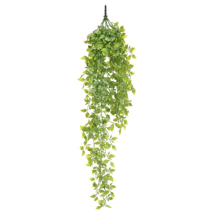 Chute artificielle Tradescantia résistant UV - plante pour extérieur - H.85cm vert