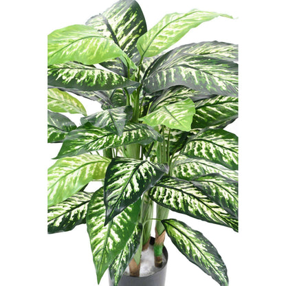 Dieffenbachia artificiel 100% recyclable - plante d'intérieur - H.80cm
