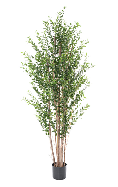 Arbre artificiel Eucalyptus artificiel mini buisson – H.180 cm – Vert
