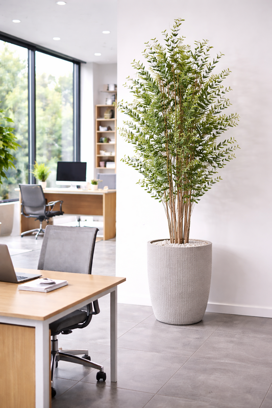 Arbre artificiel Eucalyptus artificiel mini buisson – H.180 cm – Vert