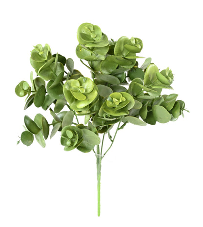 Plante artificielle Eucalyptus en piquet - décoration d'intérieur - H. 30 cm- Vert - E1