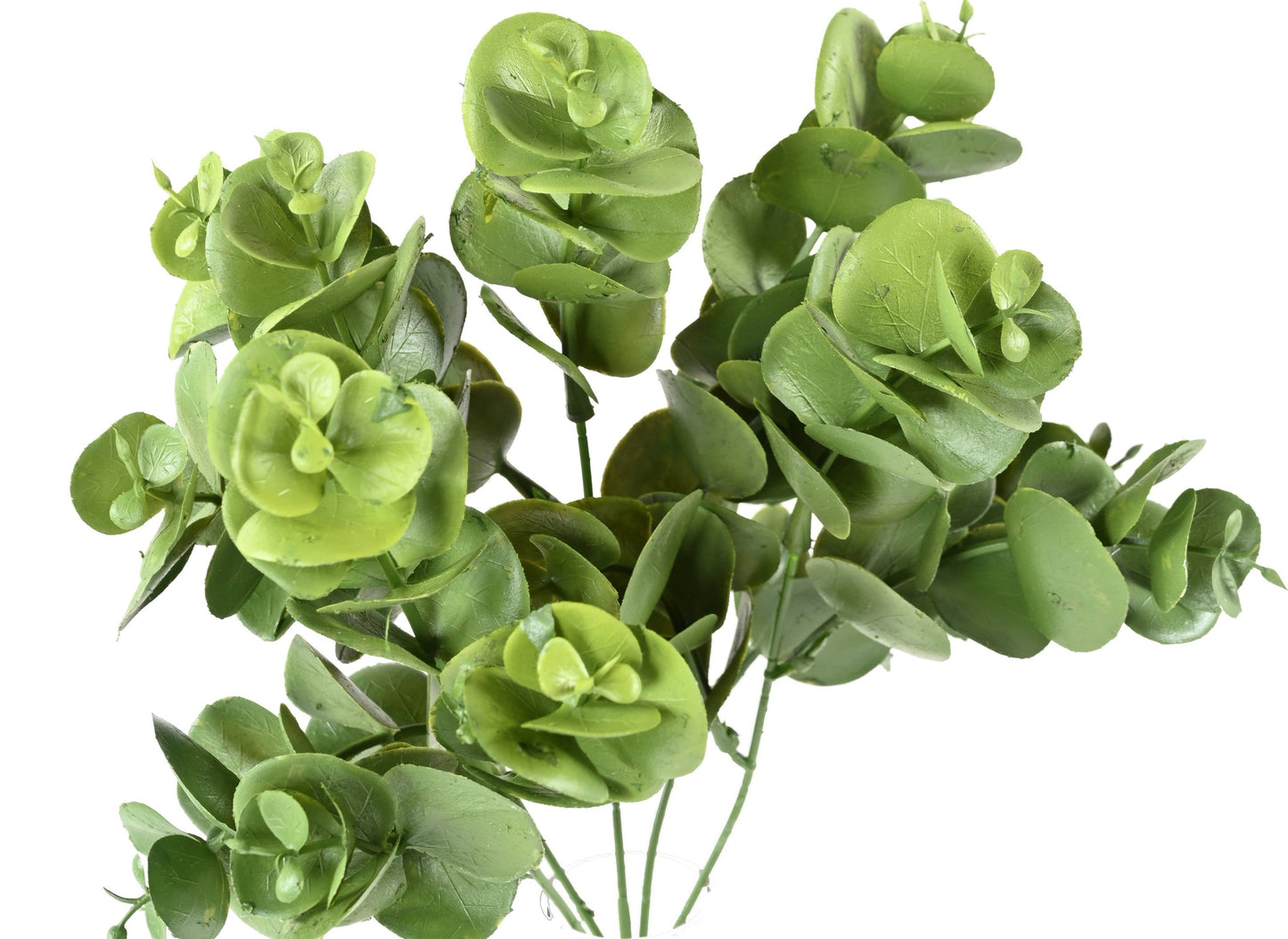Plante artificielle Eucalyptus en piquet - décoration d'intérieur - H. 30 cm- Vert - E1