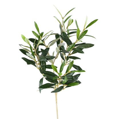 Feuillage artificiel Branche d'olivier - composition florale - H.54cm