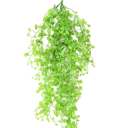 Feuillage artificiel chute de Dicondra medium - plante d'intérieur - H.85cm vert