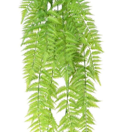 Feuillage artificiel chute de Fougère dentelée - intérieur extérieur - H.120cm vert